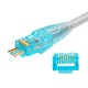 Free samples UTP FTP Cat5e Cat6 End Pass through RJ45 Connector EZ-RJ45 Cat 6 Connectors with boot